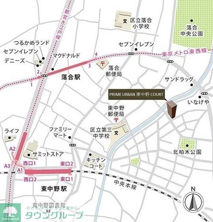 PRIME URBAN 東中野 COURTの物件内観写真